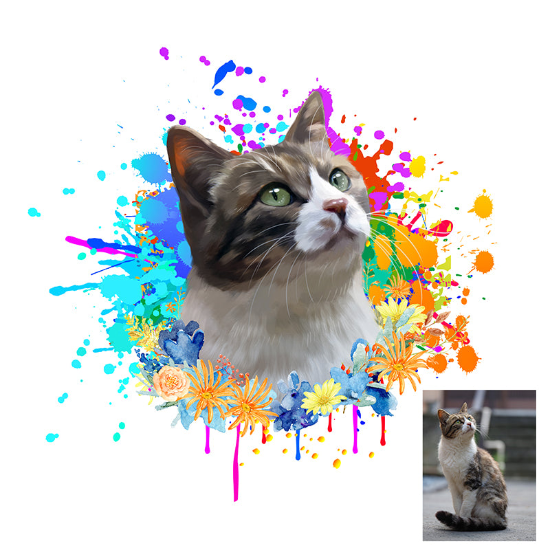Color Splash Custom Pet Portraits