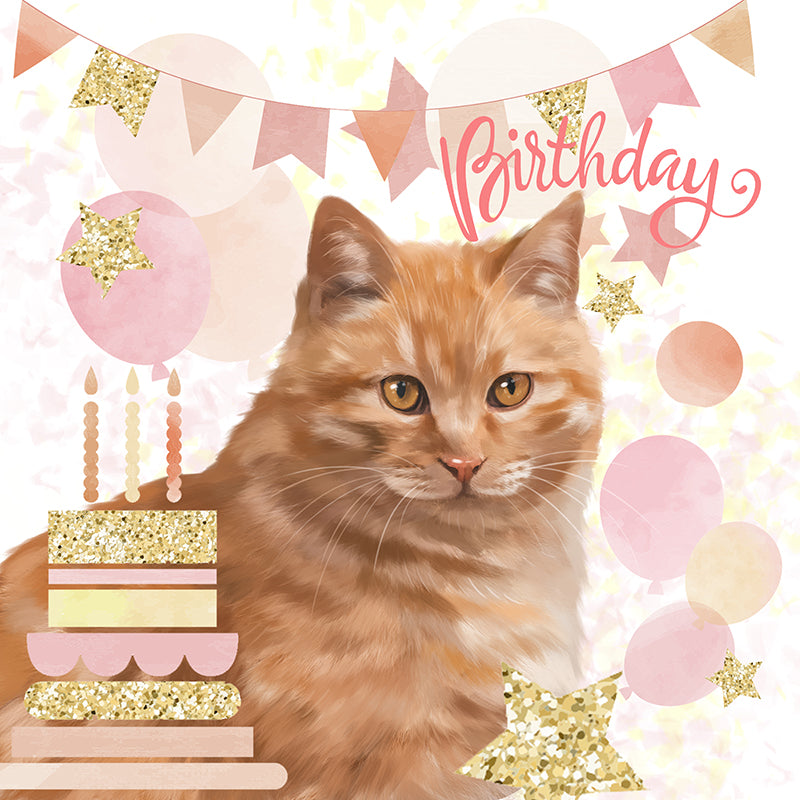 Happy Birthday Custom Pet Portraits